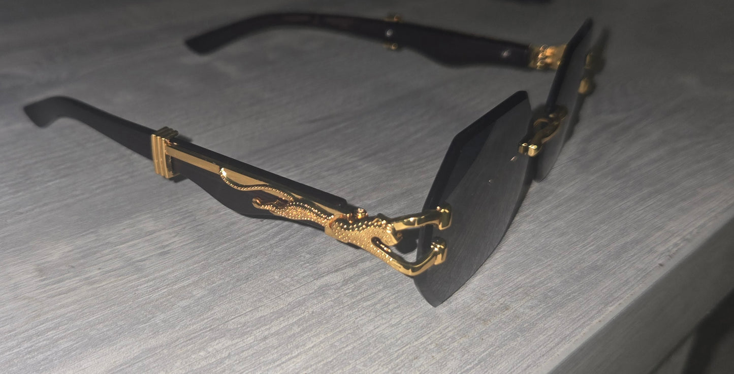 LUV Luxe™ Double-C Rimless Sunglasses