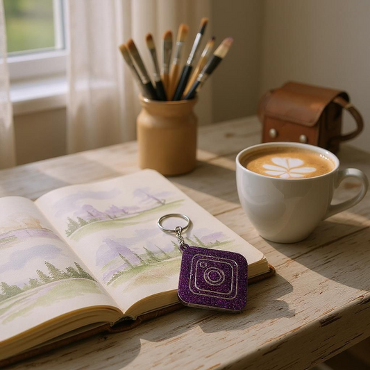 Power Charm NFC Keychain (Tap to Share Instantly)
