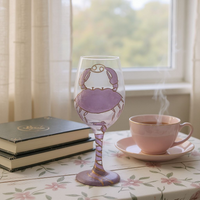 Zodiac wineglass (cancer crab)