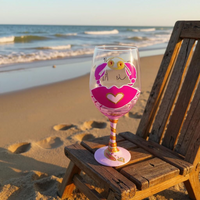 Zodiac wineglass (cancer crab)