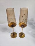 Gilded Flower Hand-Painted Glassware Collection